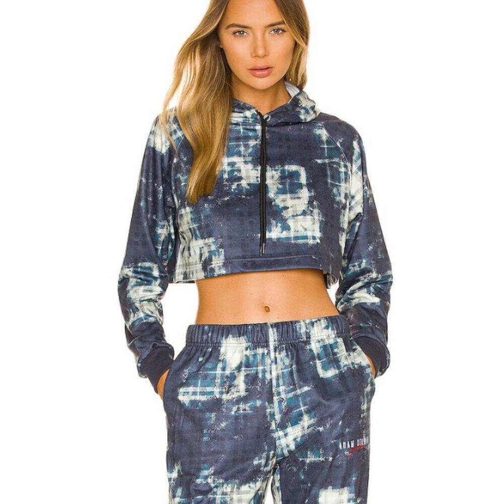 Adam Selman Sport (Revolve) Cropped Hoodie- Women's Large